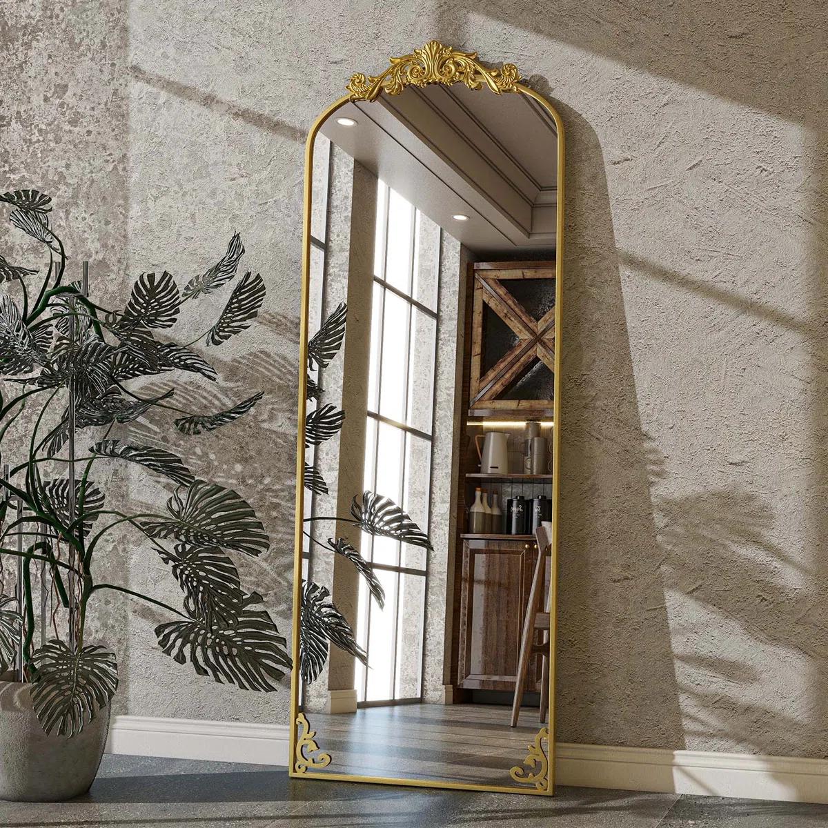 Arch Floor Standing Mirror