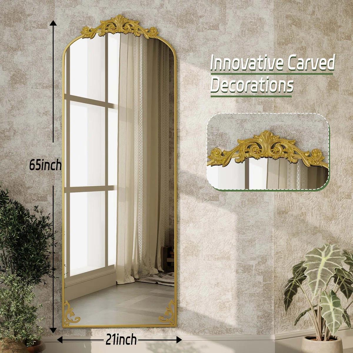 Arch Floor Standing Mirror