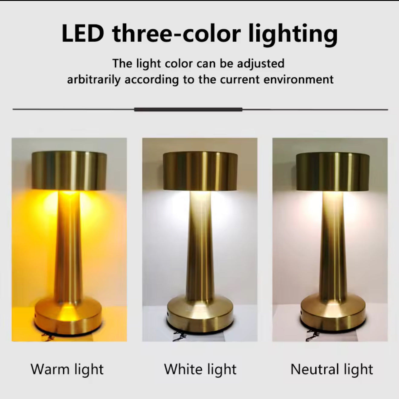 Rechargeable LED Touch Lamp