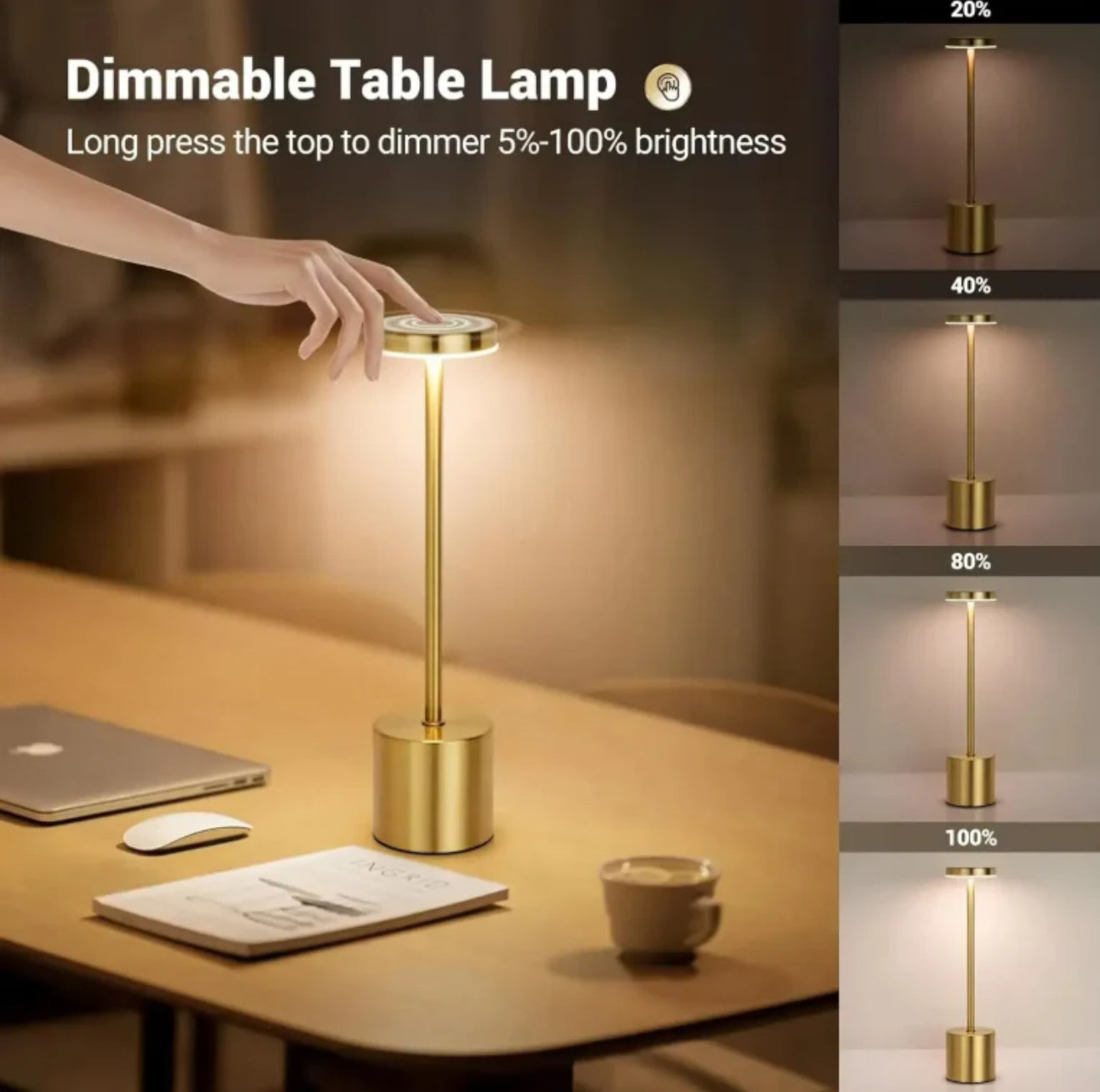 Rechargeable Metal Lamp