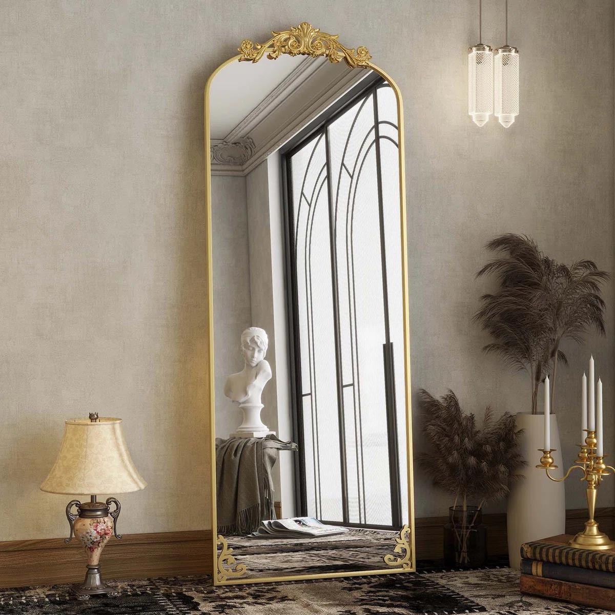 Arch Floor Standing Mirror