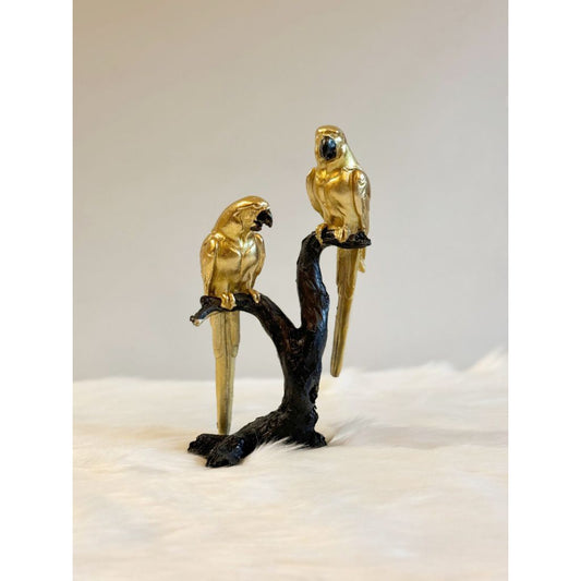 Resin Parrots Art