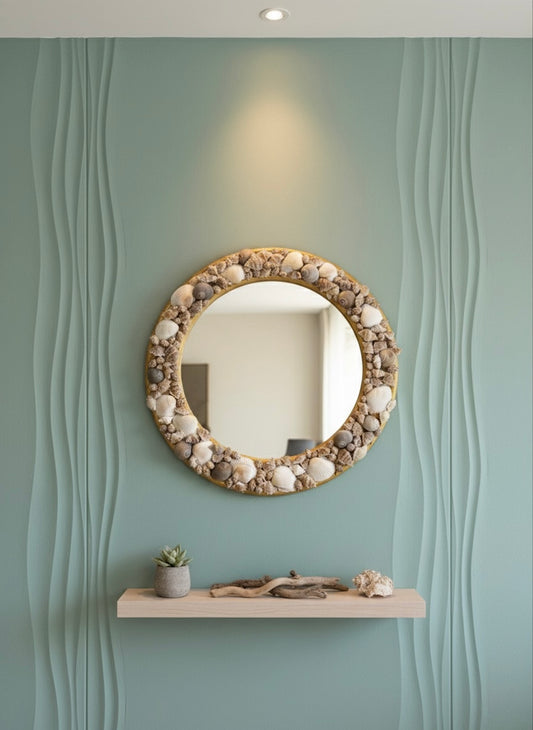 Seashell Symphony Mirror