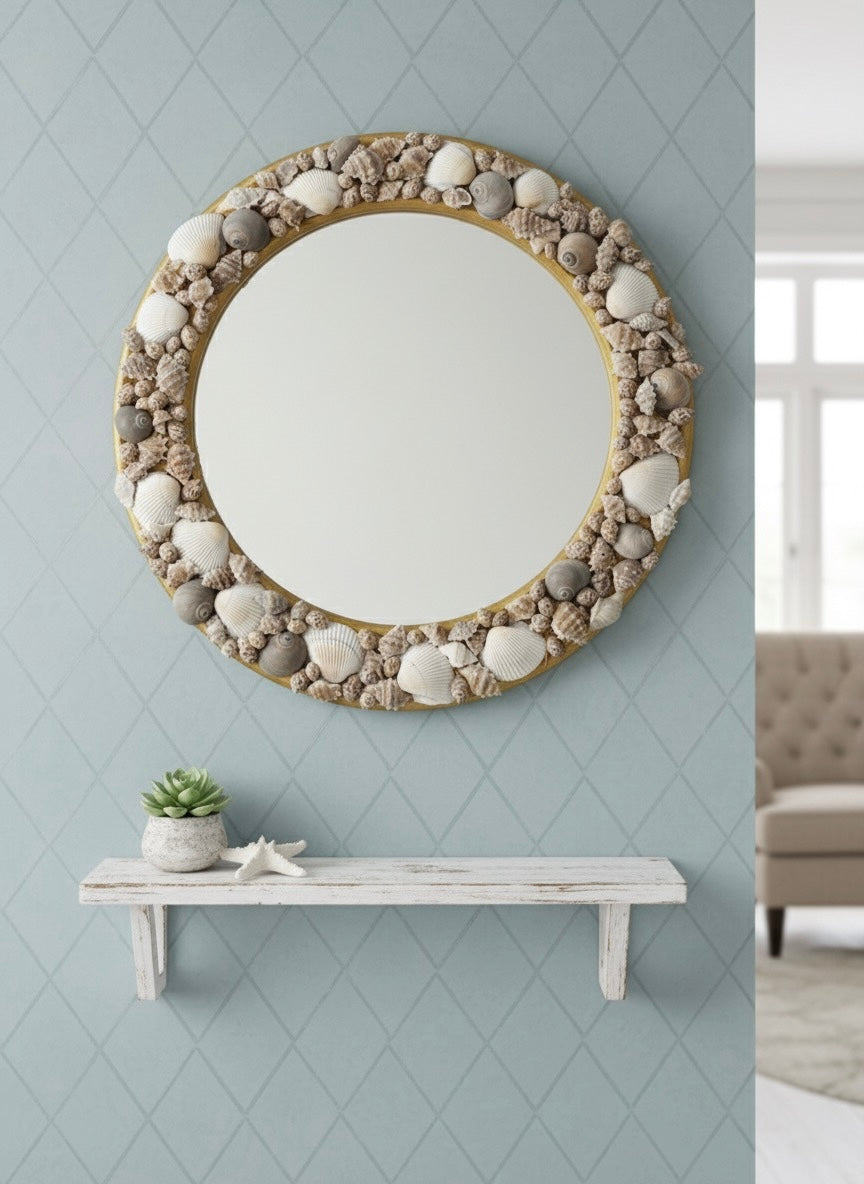 Seashell Symphony Mirror